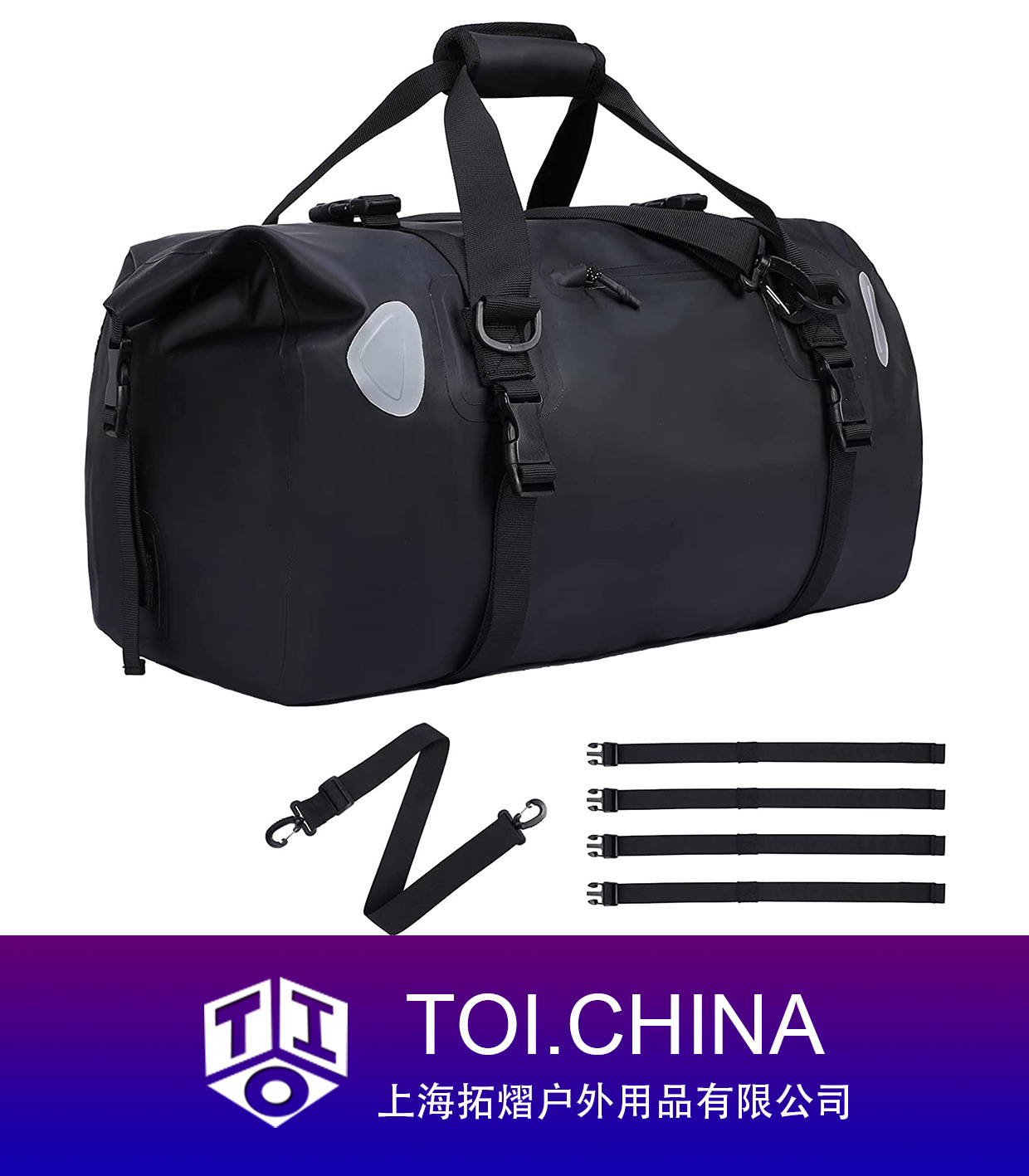 Toi China, Waterproof Duffel Bag, Roll Top Dry Duffel Bag